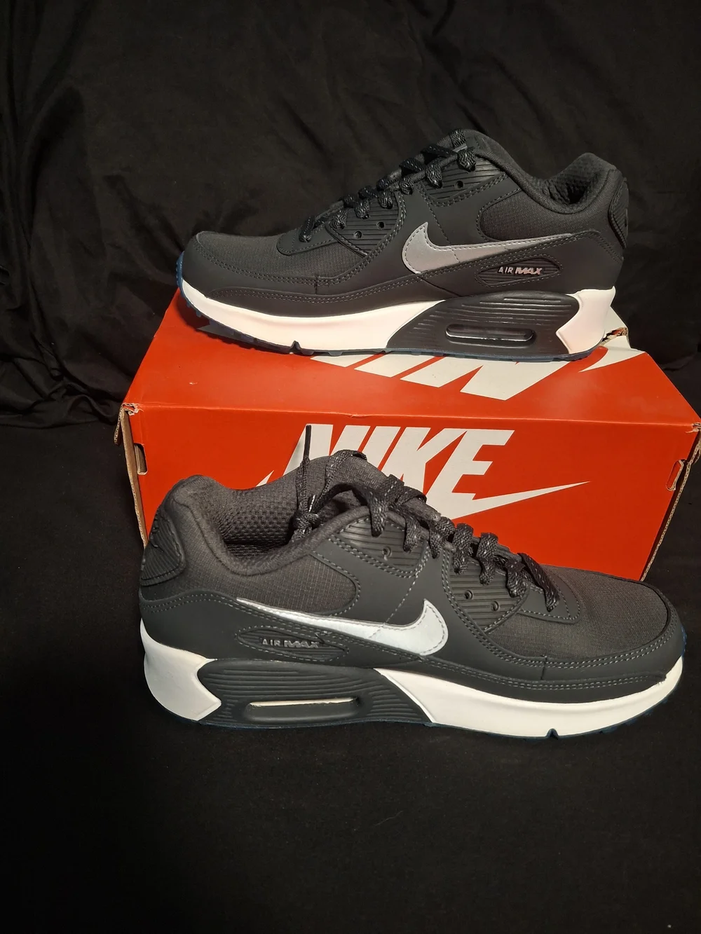 Nike Air Max Low Top Sneakers in Black and White